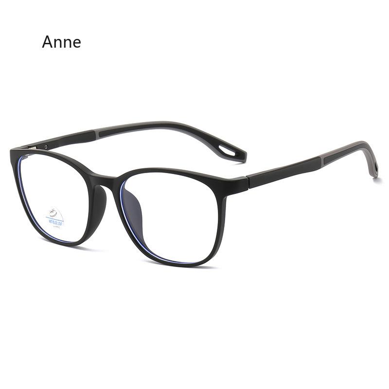 Trending Blue Light Blocking Men's Retro Glasses TR90 Anti Radiation Eyeglasses Women Round Transparent Fashion Eyewear