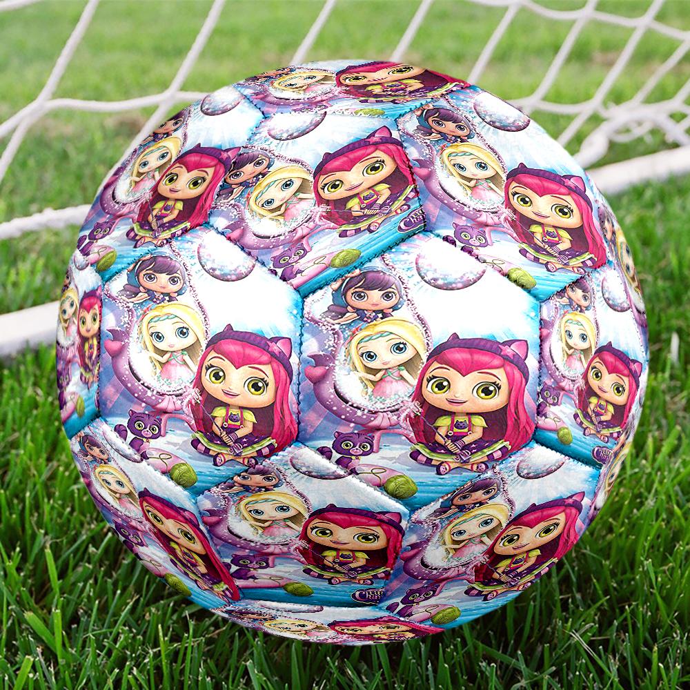 Little Charmers Theme Size 5 Soccer Ball, Suitable for Both Indoor and Outdoor Matches, a Gift Suitable for Everyone.