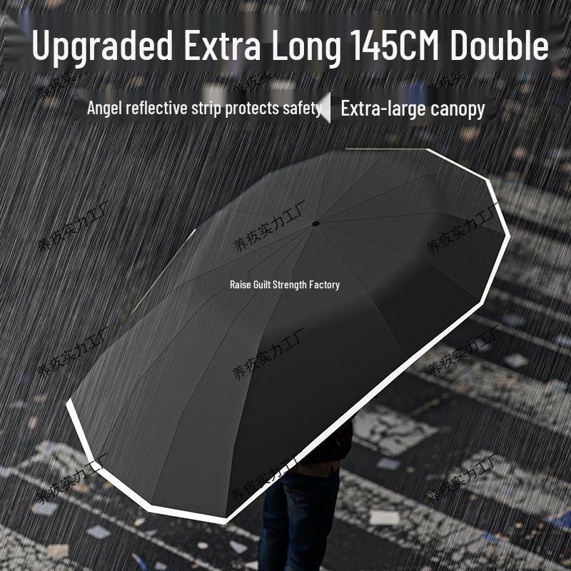 Reinforced E-bike & Scooter Enlarged Sunshade Umbrella