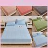 Floral Solid Color Pattern Plush Bedspread Set Mattress Full Cover Protective