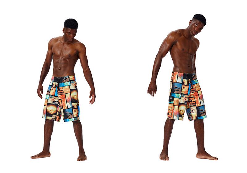 Men's 2025 Quick-Drying Camouflage Beach Shorts - Casual Surfing Five-Point Loose Fit Holiday Wear