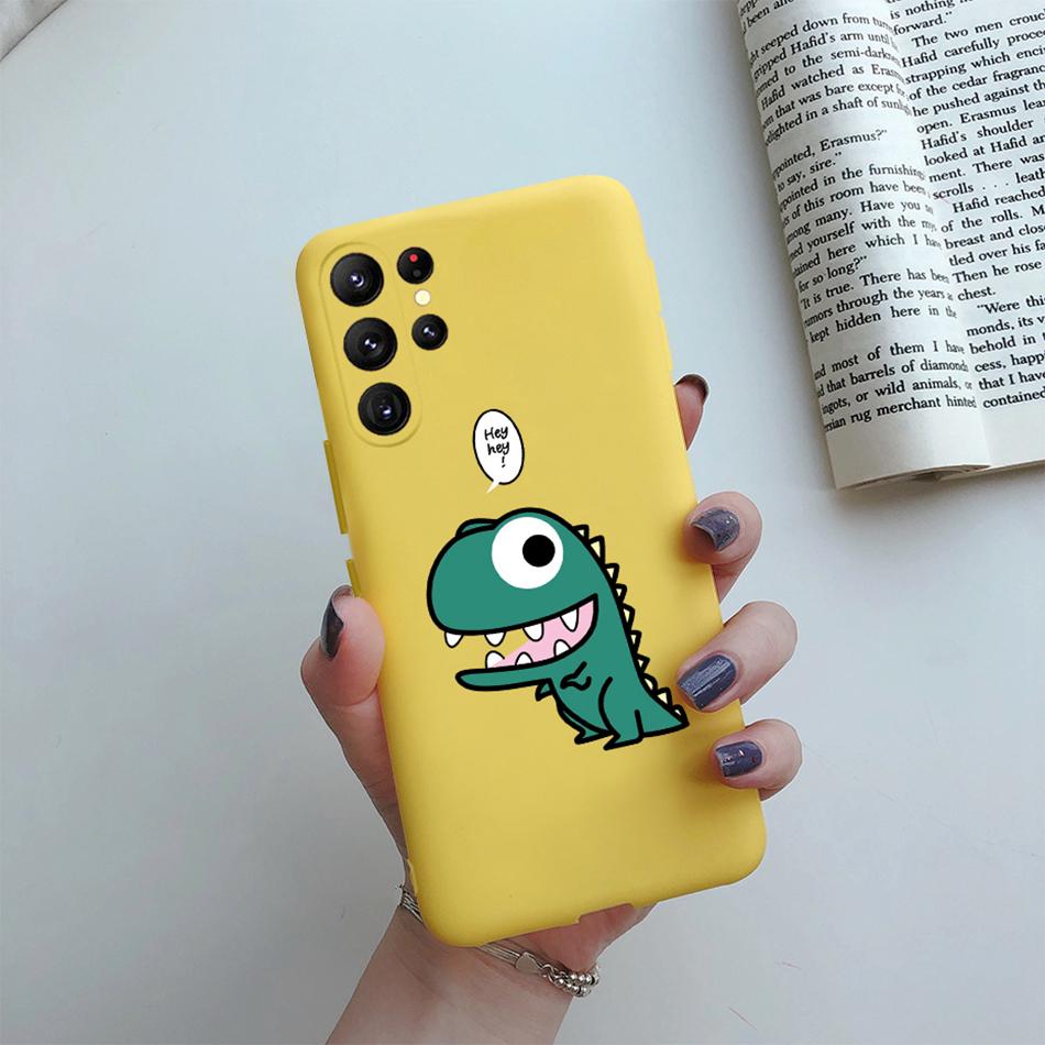 For Samsung S23 Ultra Case S23 Plus Cute Cactus Back Cover Silicone Phone Case For Samsung Galaxy S23 Ultra S 23 Plus Soft Cases