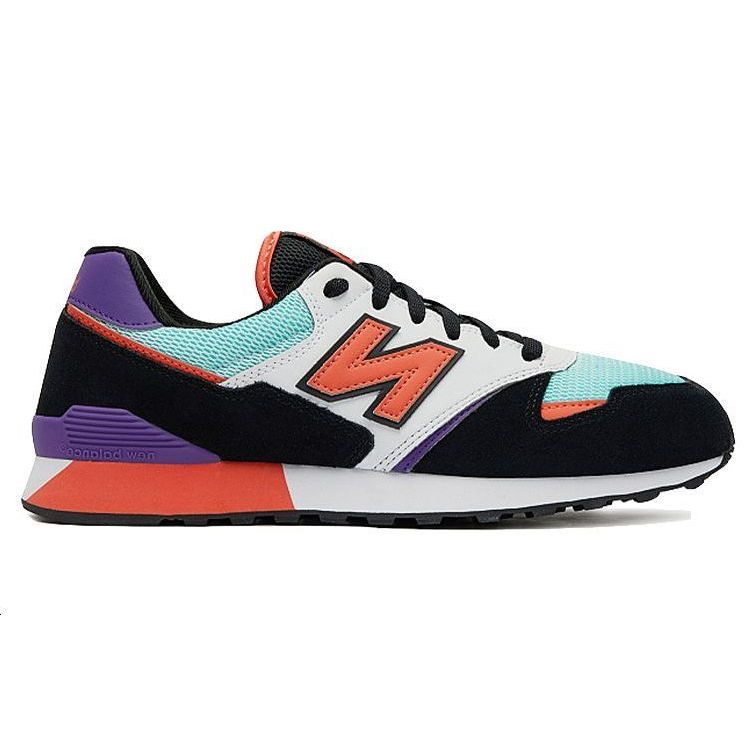 New Balance Nb 446 Retro Low-Top Marathon Running Shoes Unisex Sneaker Black Red Purple U446GA1