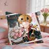 Thoma Genshin Impact Cushion Cover Square Short Plush Pillow Case Living Room Sofa Home Decor Funda X
