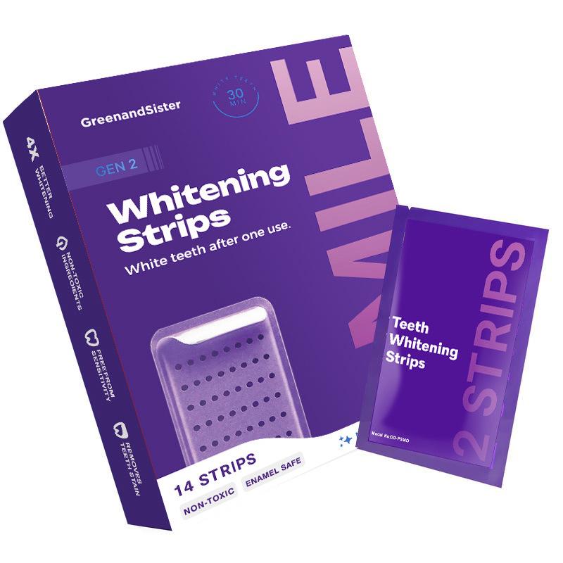 Purple Enamel-Protect Whitening Strips by Meikeduo