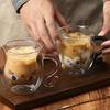8.45/6.76oz Cute Cat Glass Cups Double-Walled Heat Resistant Milk Coffee Mug for Home Use Summer Winter Drinkware Gift Water Cup