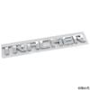 1Pc use on Tracker vehicles customizable English label for the rear cargo compartment door ABS 3D lettering sticker