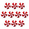 10/20/24Pcs Cabinet Door Knob Cover Christmas Peppermint Candy Drawer Closet Dresser Wardrobe Door Pull