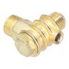 Check Valve Durable and Reusable One Way 3?Port Zinc Alloy Valve with High Hardness G12 G34 M10