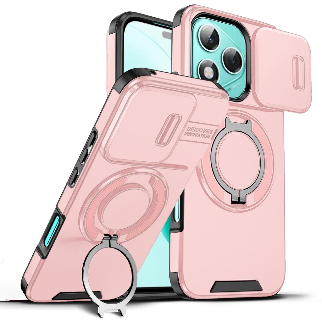 For Honor 400Pro 400 Lite X9c Smart 360 Degree Rotating Magnetic Bracket for Honor Magic7 Lite With Camera Protection Phone Case