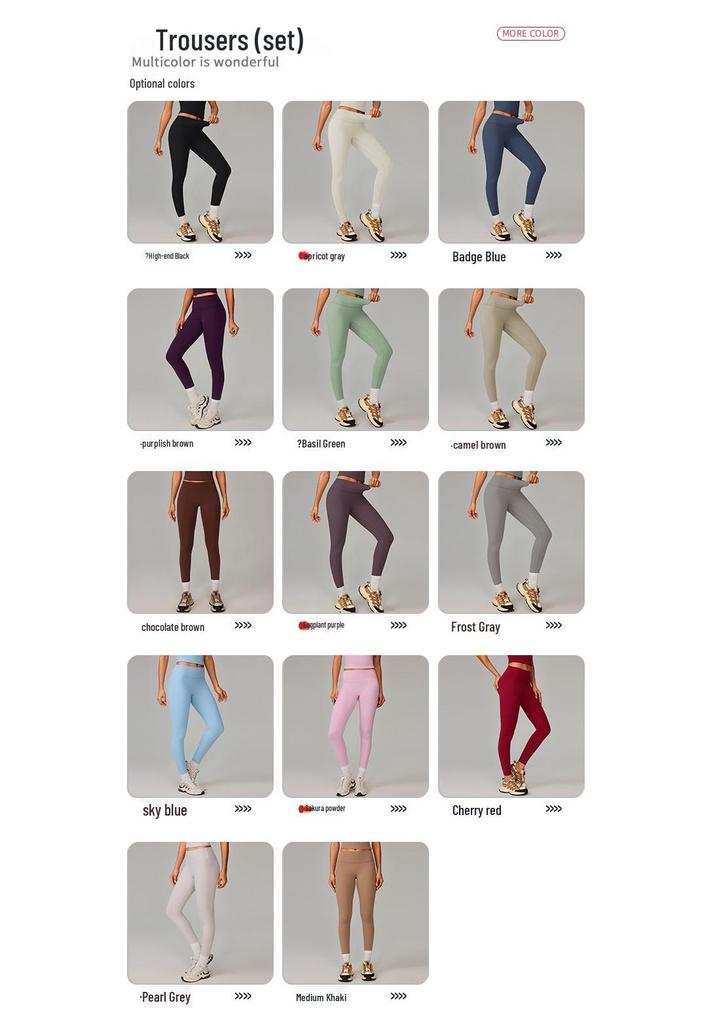 Women's Quick-Dry European Yoga & Running Set, Winter Fitness Wear 8519.