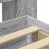 Bed Frame with Storage Space Grey Sonoma 75 x 190 cm Particleboard