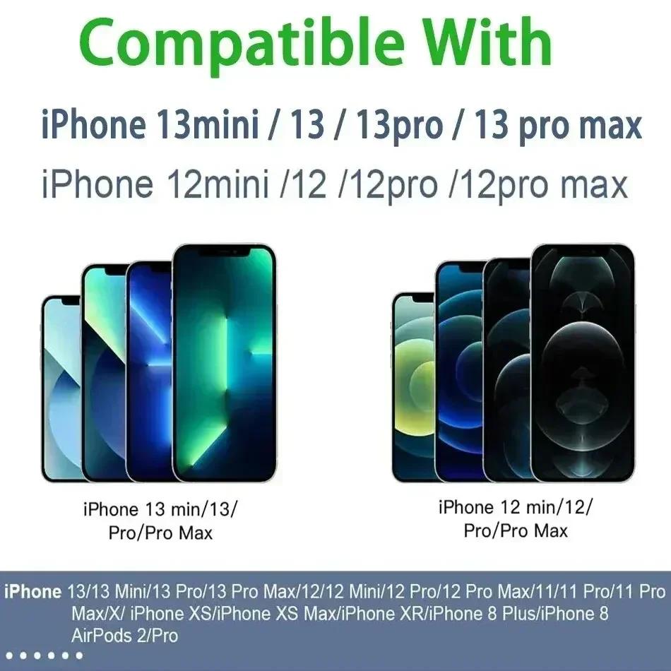 1pc Fast Charger Original Magnetic Wireless Charging Device For iPhone 16 15 14 13 Pro Max Mini USB C 8 Plus XR X XS MAX Airpods