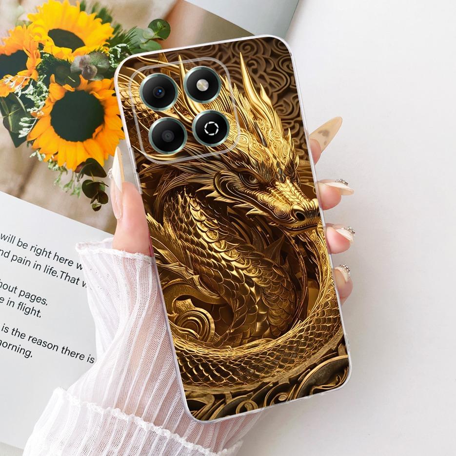 For Honor X6 X6a X6b X6C Case Cute Lion New Painted Cover Soft Slim Phone Case For Honor X6C X 6 a X6 B HonorX6a HonorX6B Fundas