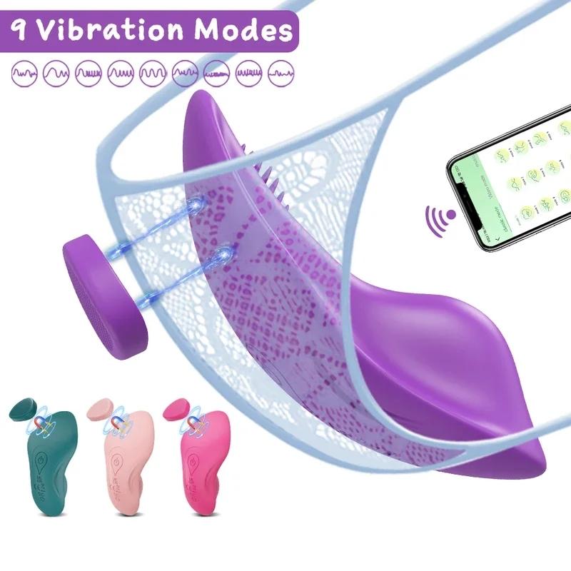 Wearable Bluetooth APP Vibrator for Women Wireless Remote Control Vibrating Egg Clitoris Stimulator Female Sex Toys for Couples