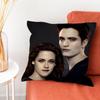 T-Twilight Saga Pillow Case Plush Fabric Soft Double-Sided Printed Sofa Warm Winter Home Gift Cushion Cover