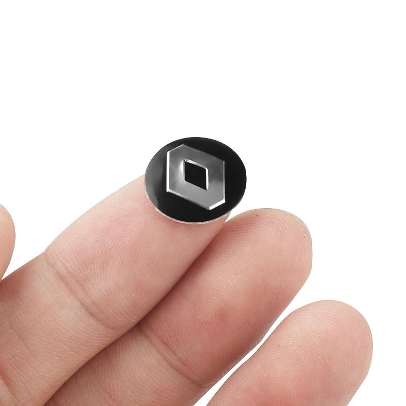 For Renault 2026 New Hub Caps 5/10Pcs 14mm Car Emblem Remote Key Stickers Badge For Renault Clio Kadjar Captur Koleos Megane Esp