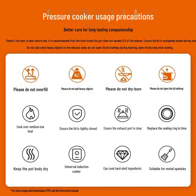 SUPOR 304 Stainless Steel 18cm Pressure Cooker