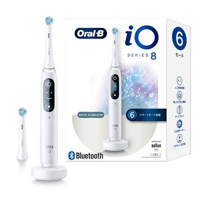 Braun Elektrische Zahnbürste Oral B iO8 iOM82A10WT Weiß Alabaster