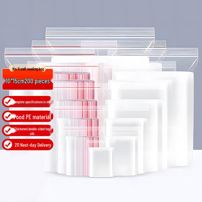 Self-Sealing Food Storage Bags