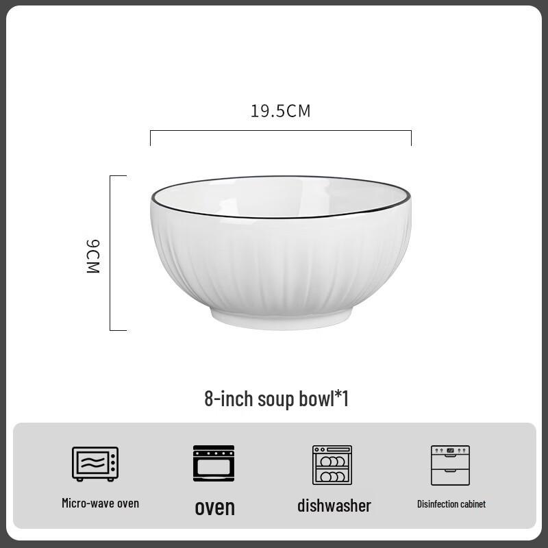 Linpan Embossed Ceramic Dinnerware Set