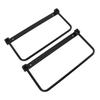 Pair of Foldable RV Shoe Rack Space Saving Aluminium Alloy Wall Mounted Shoe Organizer Hanging Shoe Storage Shelf for