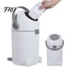 15L Diaper Bin Pail with Airtight Lid, Odor Control Bin, 15 Liter/ 4 Gallon Nursery Trash Can, Holds Up To 16 Diapers