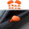 Voodonala for Challenger ABS Carbon Fiber Rearview Mirror Cover Side Mirror Trim Shell Cover Decoration Trim for 2009-2025+Dodge Challenger Exterior