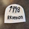 1998 Rkiemo Letter Knit Cap For Fall Casual And Streetwear Looks Hat Gift