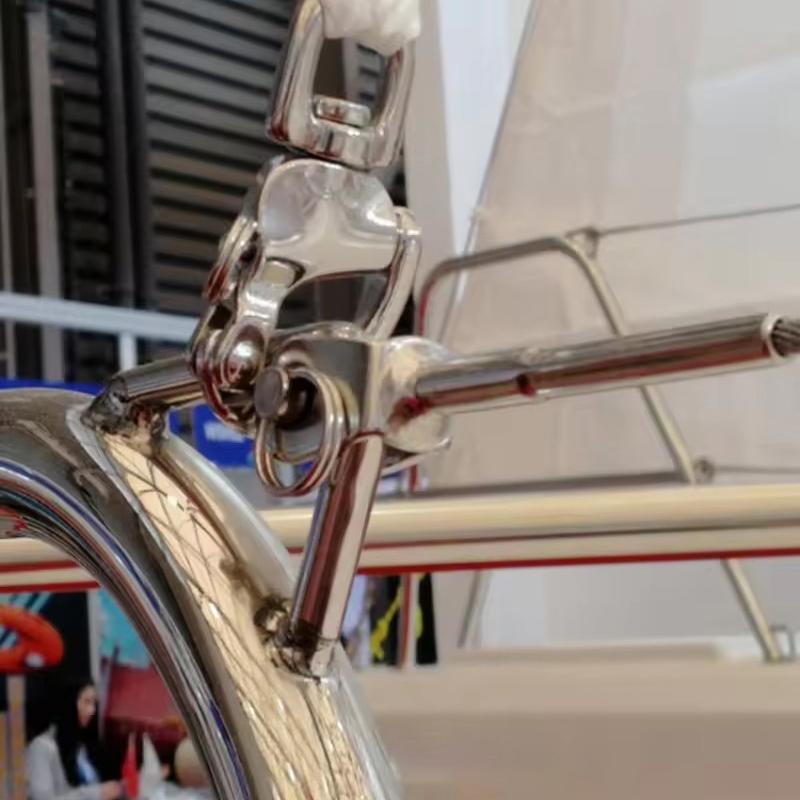 Swivel Eye Snap Shackle Quick Release Bail Rigging Sailing Boat Marine 316 Stainless Steel Fixed Snap Anchor Shackle Rigging