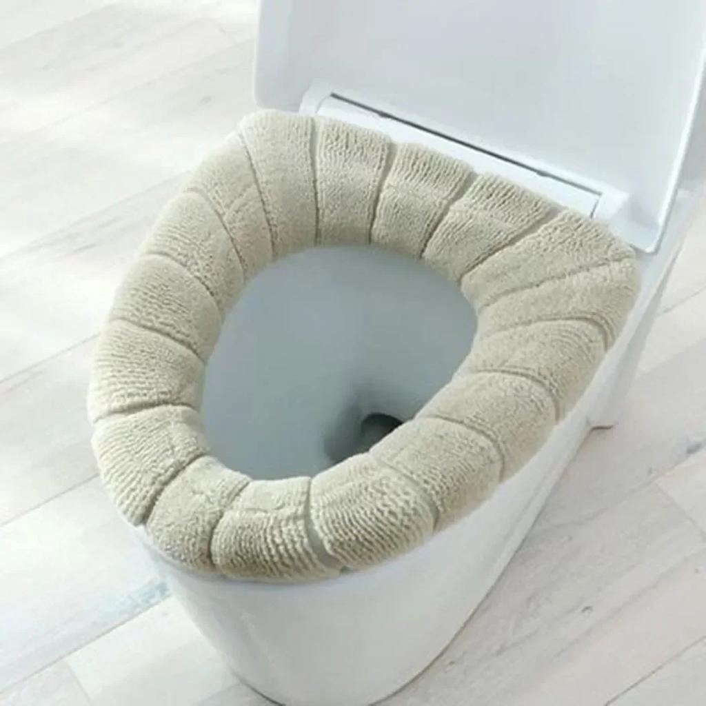 1pc Bathroom Warmer Toilet O-Type U-Shaped Household Rim Summer Toilet Cushion Toilet Thickened Toilet Cover Home Garden Tools