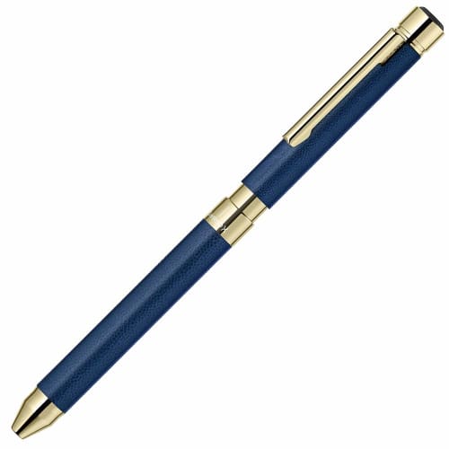 

ZEBRA Multi-Function Pen Shabo X SL6 Leather Navy SB36-LNV