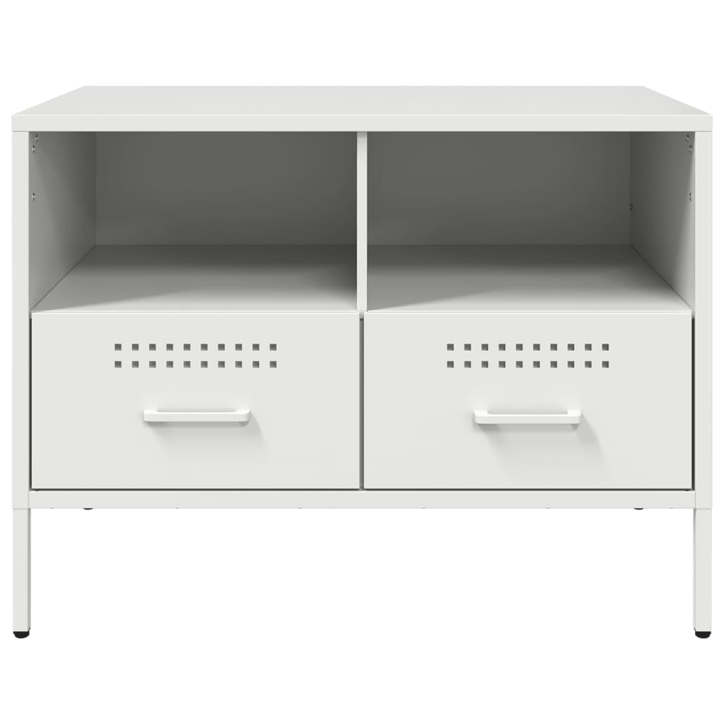 TV Cabinets 2 pcs White 68 x 39 x 50.5 cm Steel