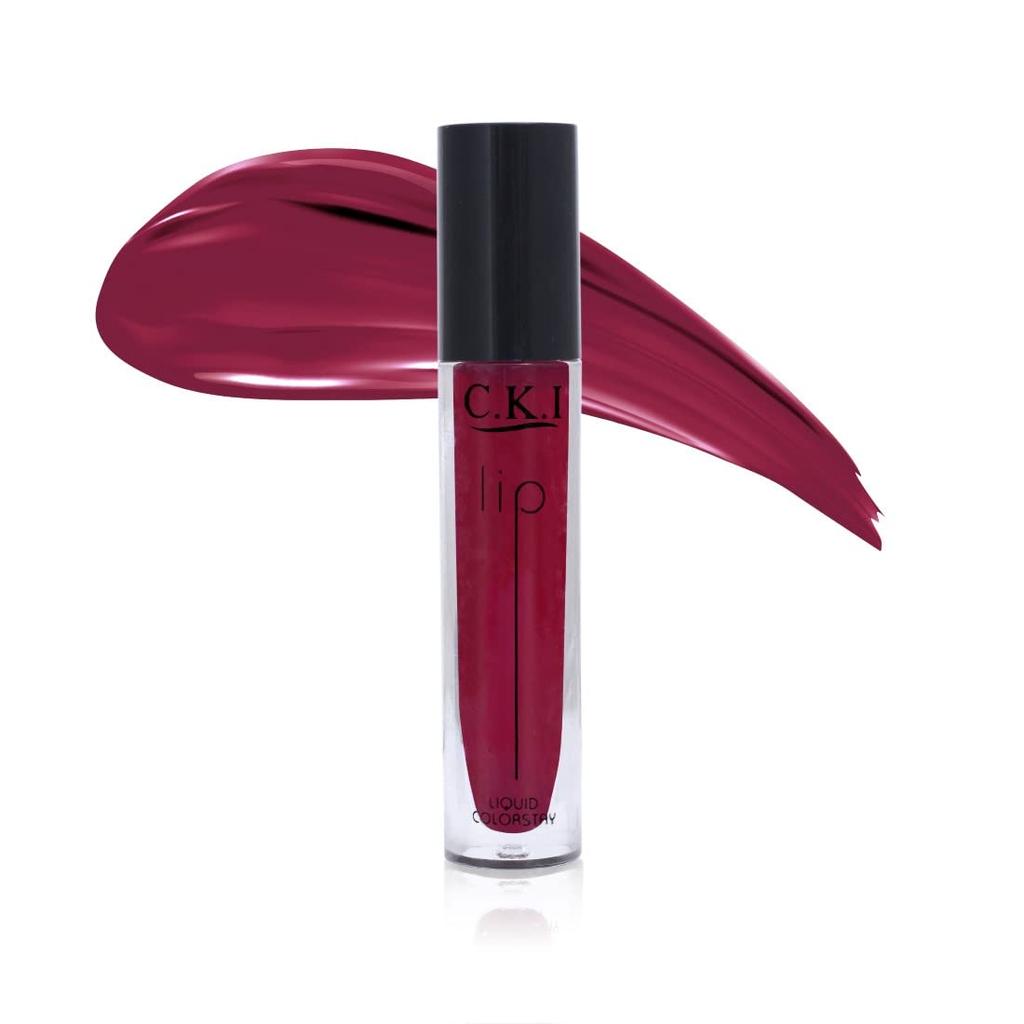 C.K.I Matte To Last Liquid Lipstick, Matte Finish, 4ml - Regal Ruby 708