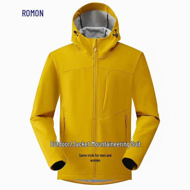 Romon Unisex Outdoor Hooded Techwear Jacket