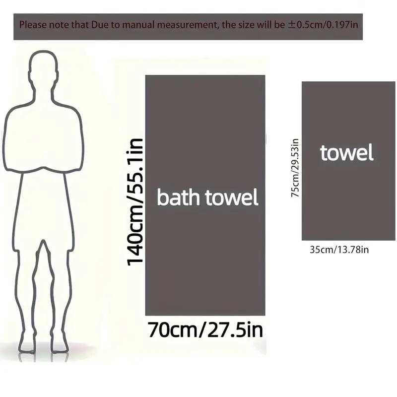 Wheat Ear Bath Towels, Soft, Quick-Drying Towel, Durable, Unscented Coral Fleece Bath Towels Suitable for Spa, Gym, and Home Use.