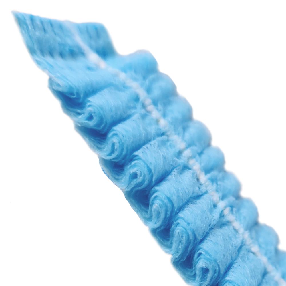 Disposable Cap Blue Clip Non-woven 12G 100 Pcs
