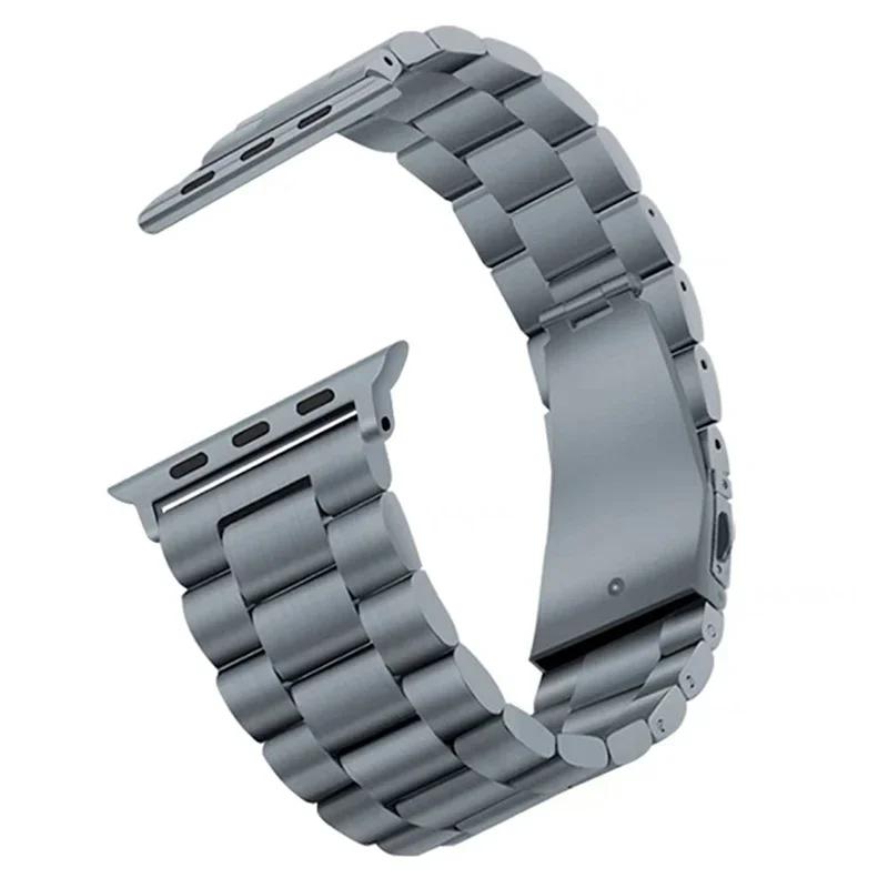 Stainless Steel Strap For Apple Watch Ultra 2 49mm 45mm 41mm 40mm 44mm 46mm Watch Strap Metal Bracelet For iWatch 10 9 8 7 6 5 4