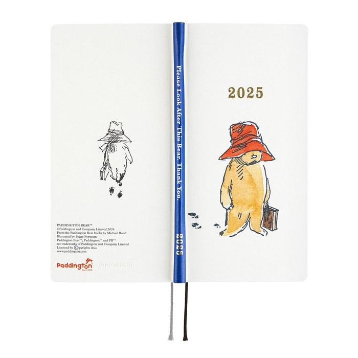 Hobonichi Techo 2025 Weeks Paddington/Please Look After This Bear, Weekly Left, Slim Vertical, White, B6 Variant