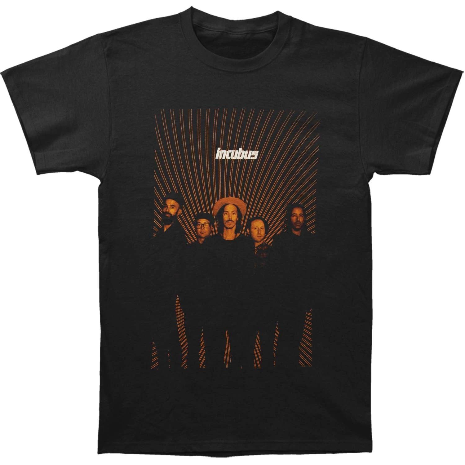 Men s Incubus Burst Tour Slim Fit T-shirt Small Black XXXL
