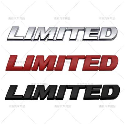 2szt/partia 3D Metal Toyota LIMITED Emblemat Samochodowy Auto Odznaka Tylny Bagażnik Nazwa Tabliczka Naklejki Boczny Błotnik Naklejka