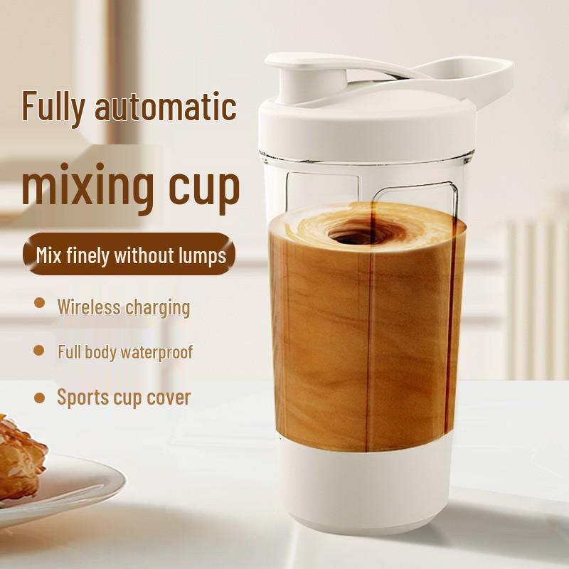 

Rechargeable Automatic Mixing Cup for Coffee, Protein Shakes & Soy Milk with Scale 450ml