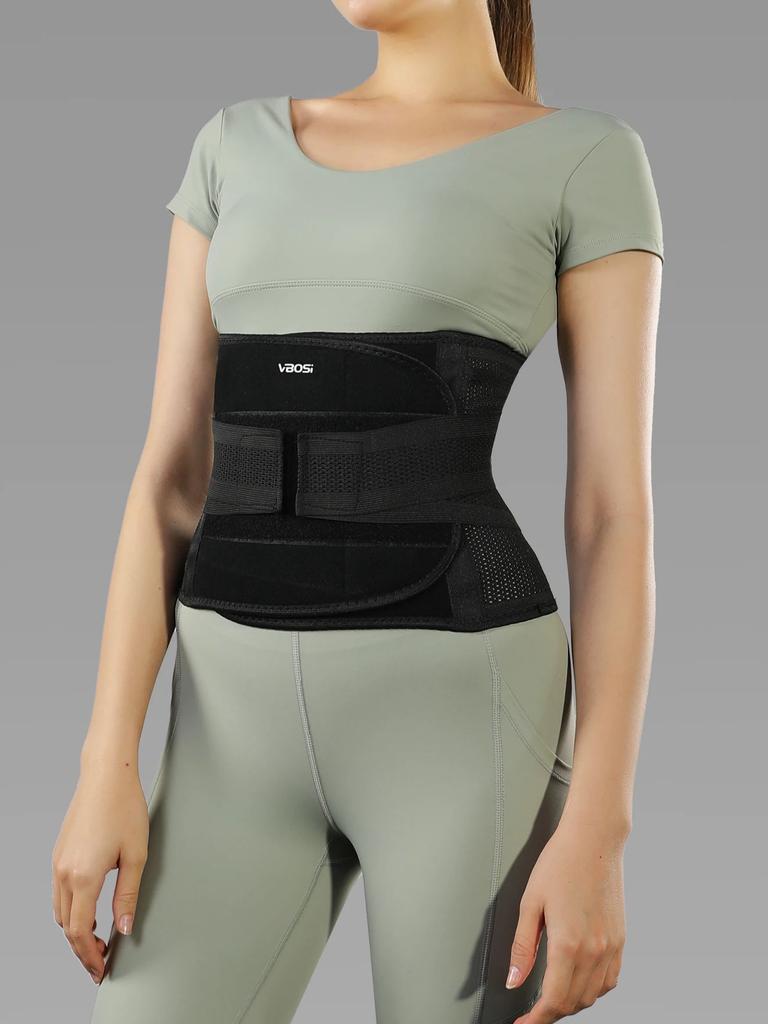 Adjustable Unisex Waist Trainer Lower Back Support Belt For Weightlifting Cycling Tummy Control Posture Corrector