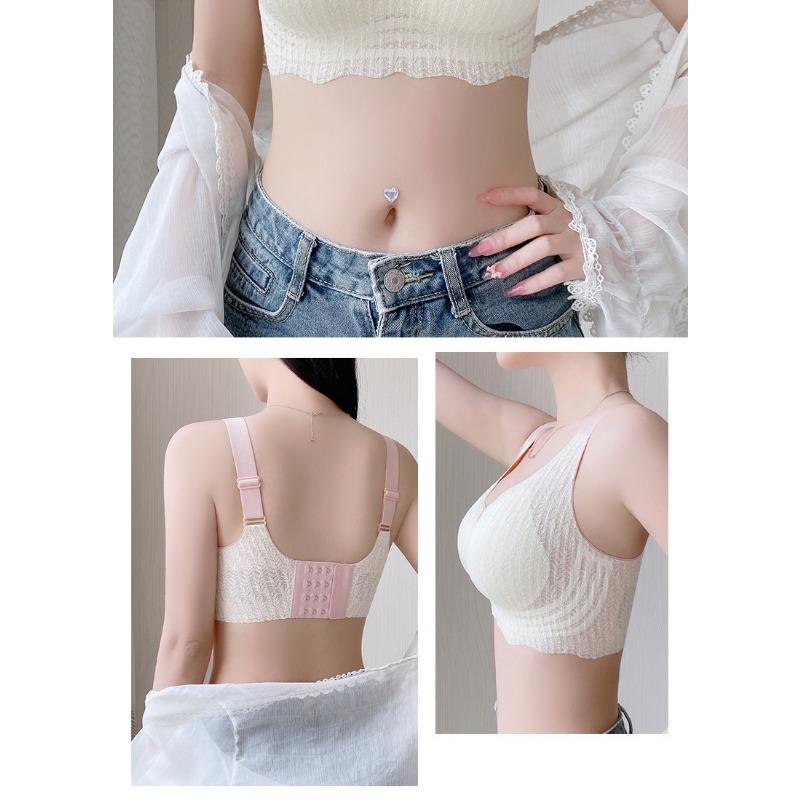 Women Plus Size Seamless Wireless Thin Shaping Bra For Large Breasts