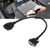 OBD Adapter Cable 16pin Male 15pin Female Plug and Play Diagnostic Connector Replacement for Launch X431
