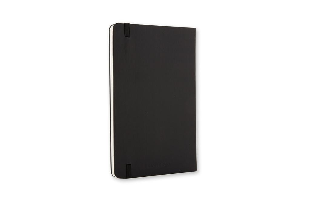 Moleskine Classic Large Size x QP062 Notebook, Hardcover, Plain, (13cm 21cm), Black,