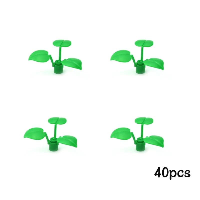 Non-Toxic Moc Building Blocks Plant Bush Tree Flower Grass Diy Buildingparts Creative Bricks 2417 2423 4727 6255 30176 33291 32607 Toys