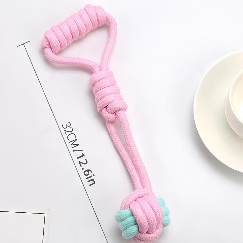 Rope Ball for Large and Small Dogs Resistant Soft Cotton Pet Toy, Bite Resistant, Chew, Interactive Dog Toys, Dog Accessories