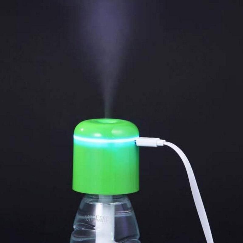 New USB Portable Mini Water Bottle Caps Humidifier Aroma Air Diffuser Mist Maker