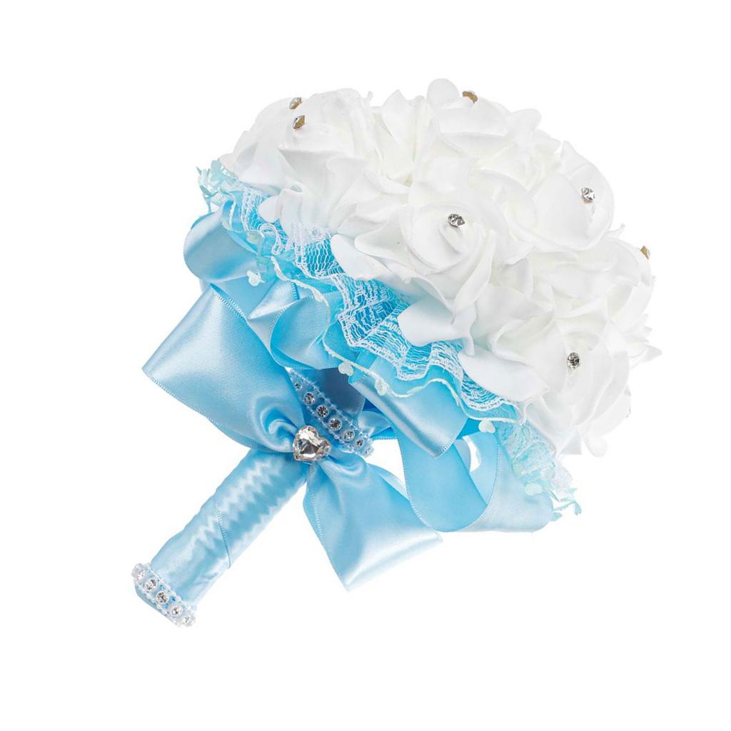 Exquisite Artificial Rose Floral Decorations Bridal Bouquet Artificial Flowers Perfect for Wedding Celebrations